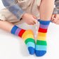 Chaussettes rayées colorées pour enfants
