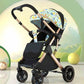 Lightweight Baby Stroller (0–3Y) – Sit & Lie, Multi-Child Comfort