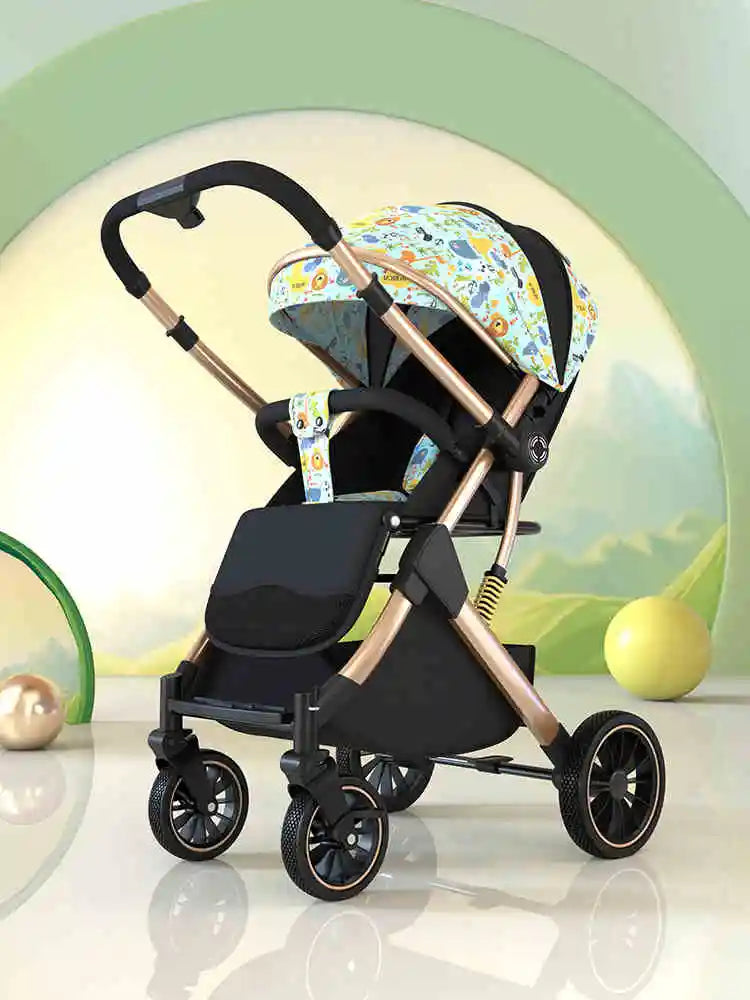 Lightweight Baby Stroller (0–3Y) – Sit & Lie, Multi-Child Comfort