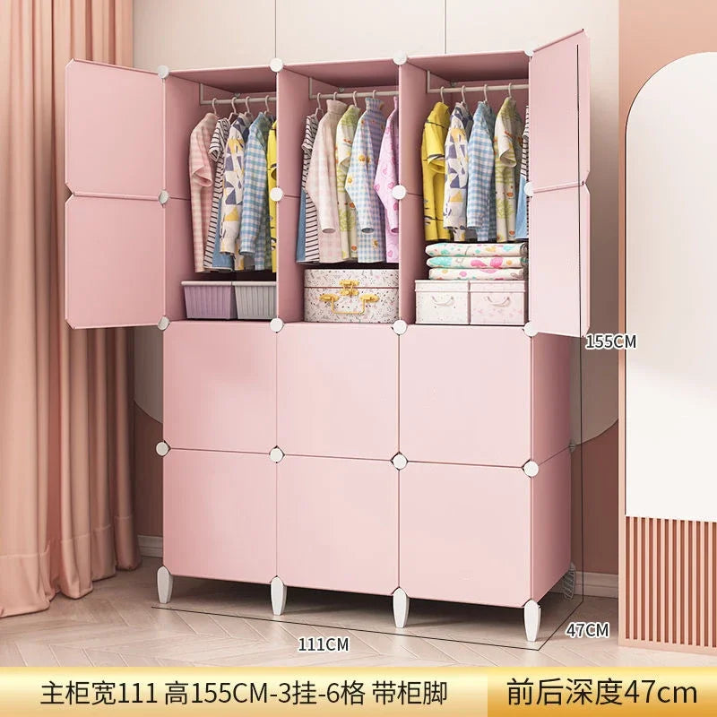 Modular Baby Wardrobe – Minimalist Nordic Fabric Storage