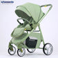 2-in-1 Portable Multifunctional High Landscape Baby Stroller (0–3Y)