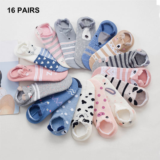 Chaussettes mignonnes à oreilles d'animaux