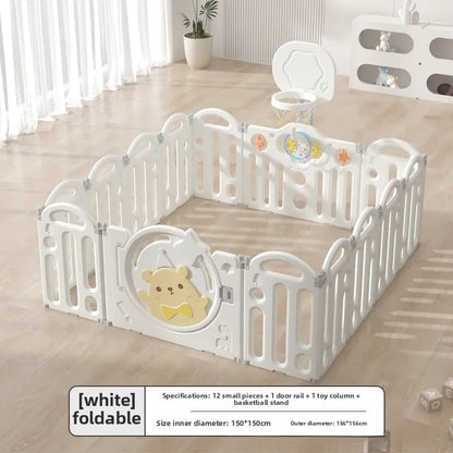 Foldable Baby Safety Fence – Anti-Fall Protection!
