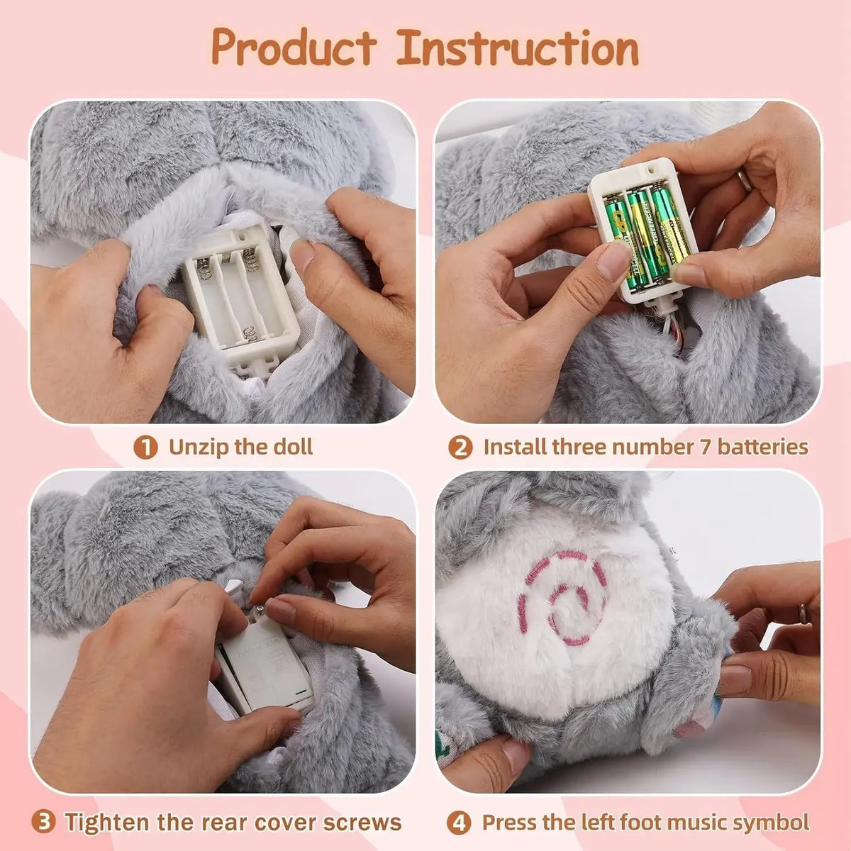 Breathing Koala Elephant – Soothing Sleep Buddy