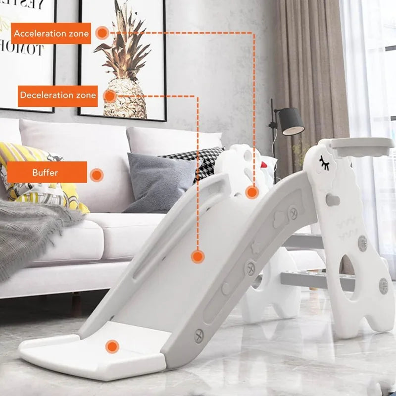 Sheep Toddler Slide – Foldable, Indoor/Outdoor, 6mo–2yrs