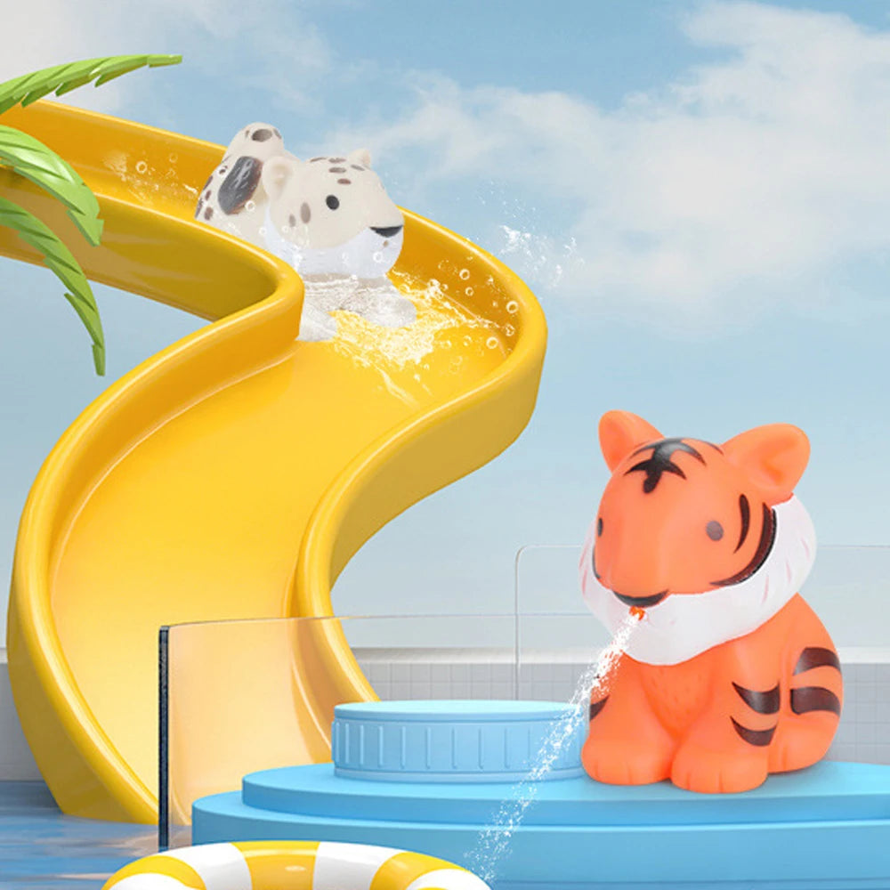 Cadeau de bain pour bébé – Animaux marins doux, flottants et couineurs