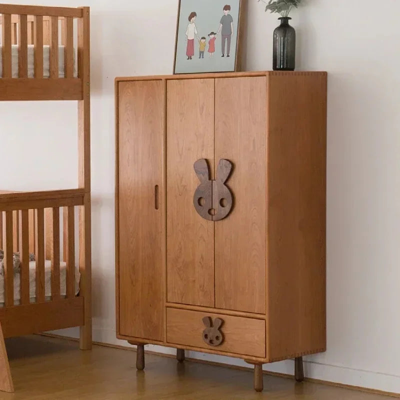 Armoire moderne pour enfants – Placard gain de place en bois