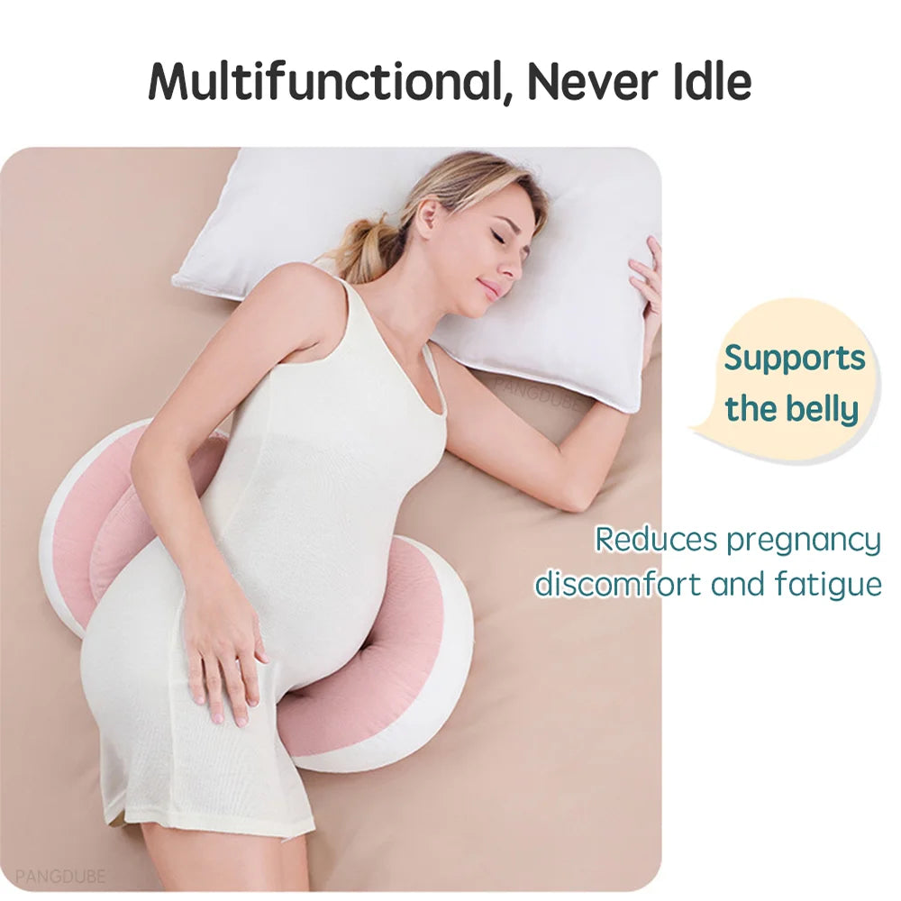 PANGDUBE Pregnancy Body Pillow with Free Waist Cushion