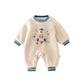 Combinaison bébé en polaire épaisse pour filles