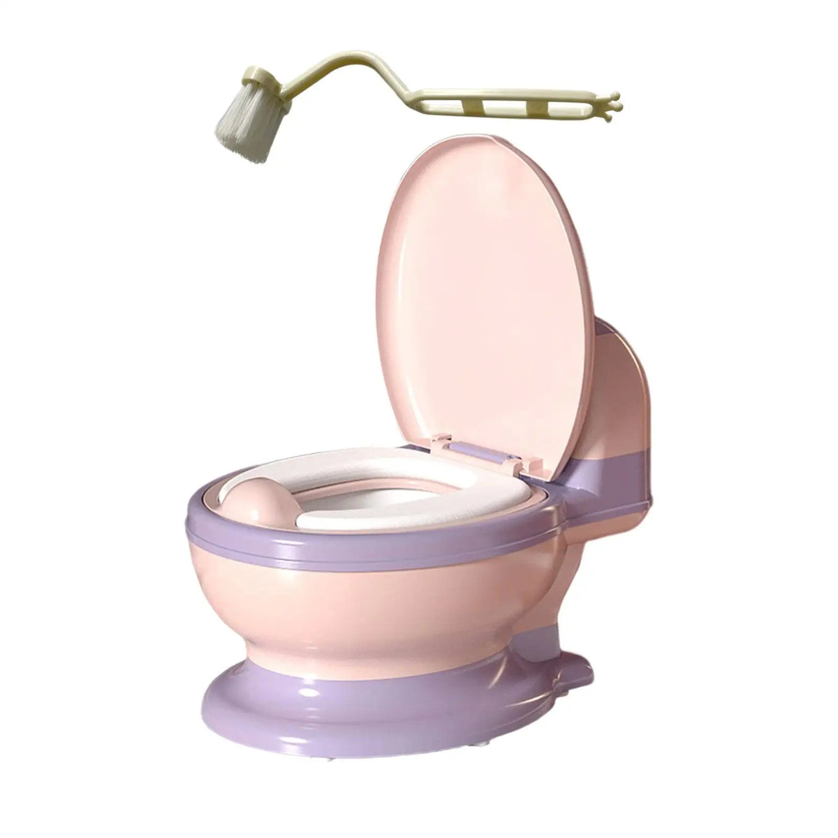Pot d'apprentissage de la propreté – Compact avec brosse et lingettes