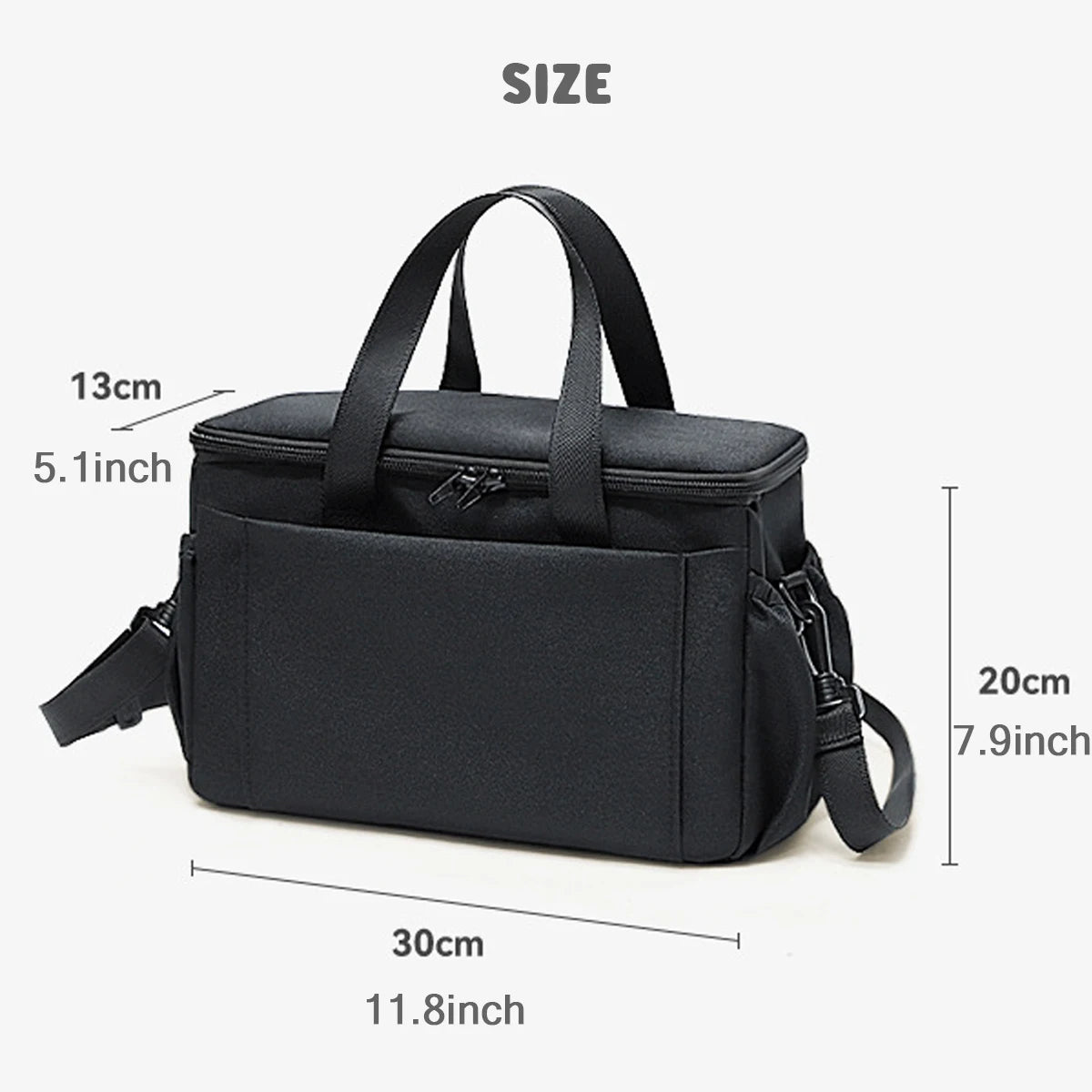 Sac de rangement grande capacité pour poussette – Porte-couches et biberons suspendu