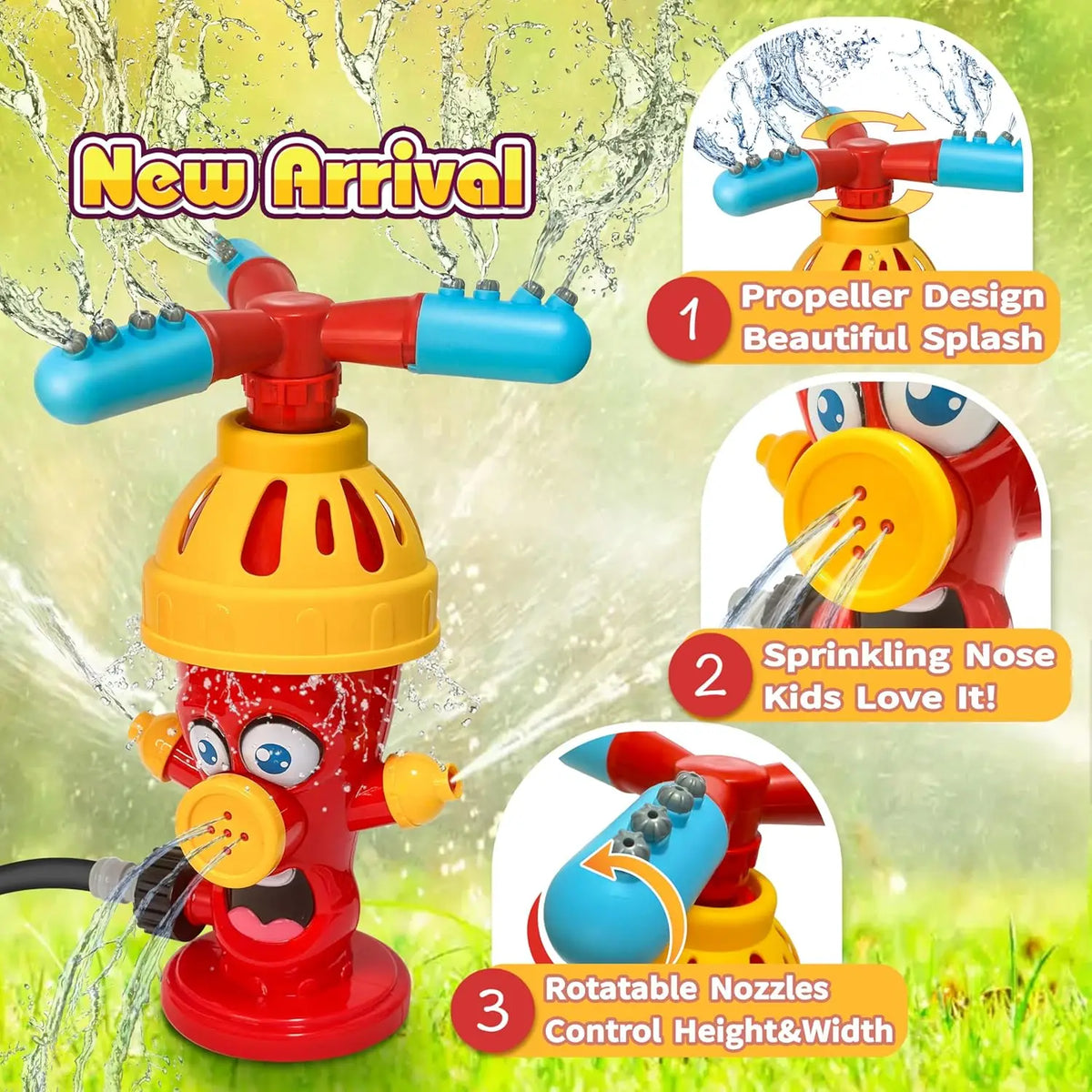 Hydrant Sprinkler Toy – Outdoor Water Play for Kids