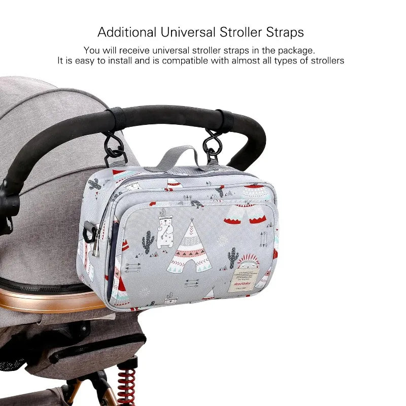 Sac à dos à langer multifonctionnel – Compatible avec les poussettes
