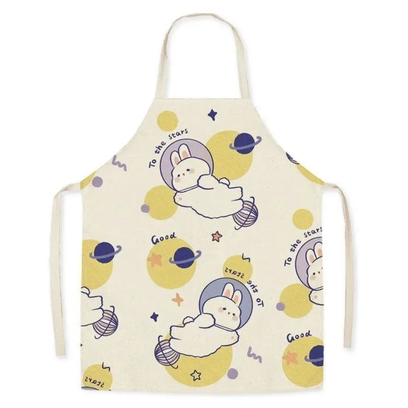 Cute Animal Print Kids Cooking & Cleaning Apron