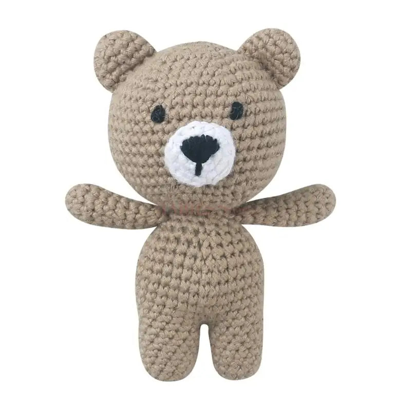 Peluche animal tricotée – Jouet doux pour dormir les bébés