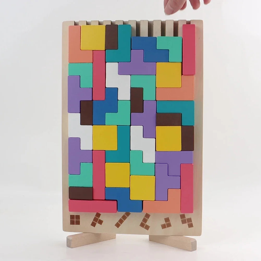 3D Wooden Puzzle – Brain-Boosting Fun!