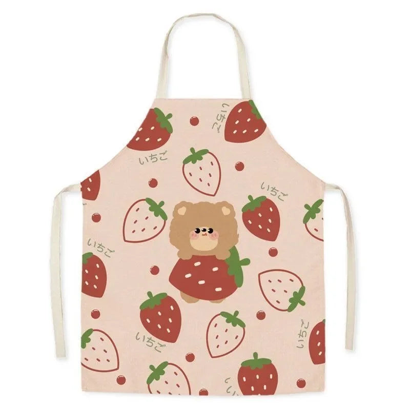 Cute Animal Print Kids Cooking & Cleaning Apron