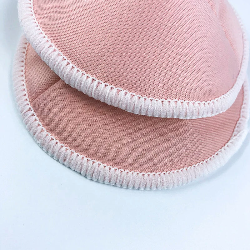 2 Styles 4 Pairs Reusable Breast Pads – Soft Bamboo Fiber