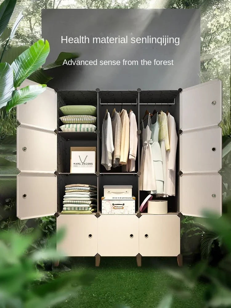 Foldable Baby Wardrobe – Plastic Closet & Cube Storage