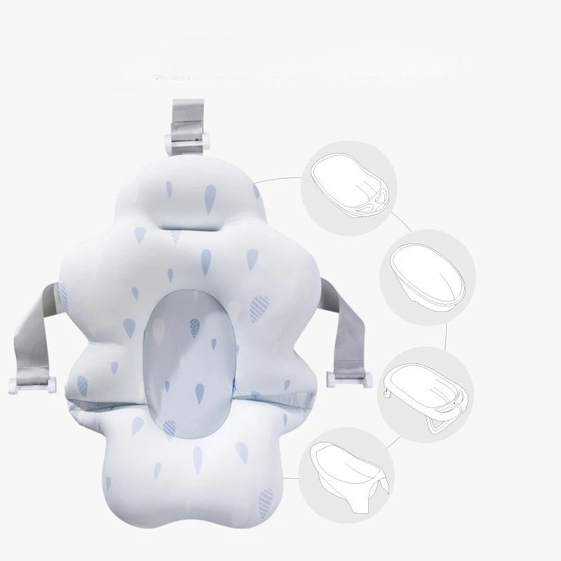 Infant Bath Seat – 2-in-1 Recliner & Support Pad