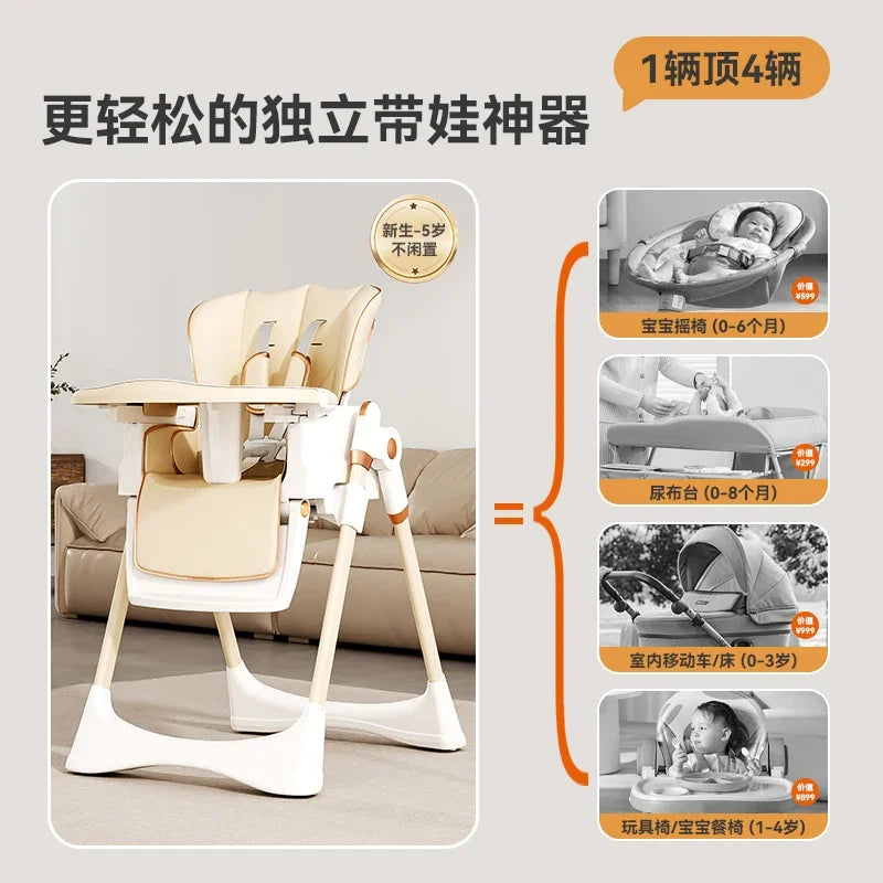 Baby Eating Chair – Adjustable Highchair for Dining & Play