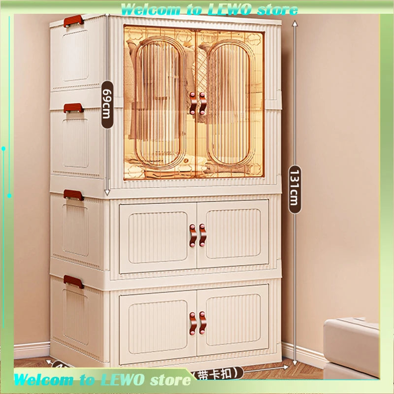 Armoire de rangement pour bébé – Pliable, élégante et fonctionnelle