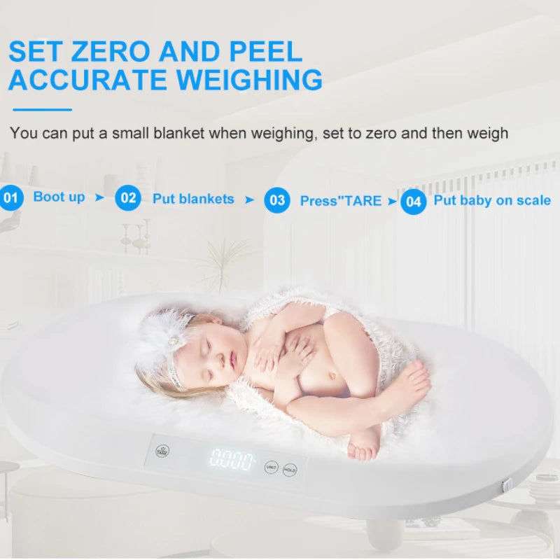Smart Baby & Pet Scale – Digital, Multifunctional Up to 40kg