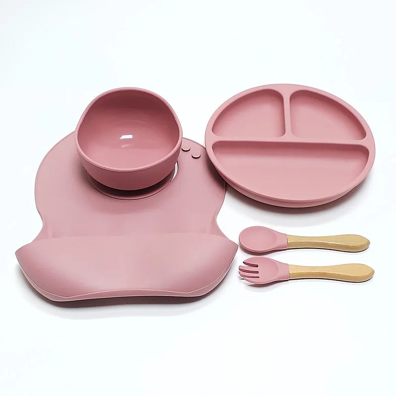 Toddler Meal Set – Non-Slip Silicone Tableware for Kids