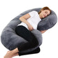 New Minky U-Shaped Pregnancy & Nursing Body Pillow – Full Maternity Support
