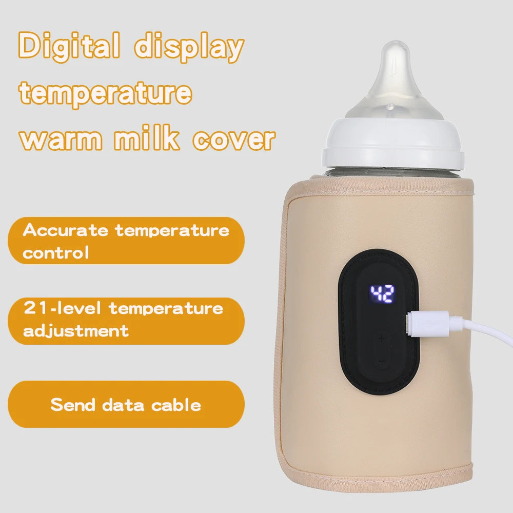 Portable Baby Bottle Warmer Bag | USB Milk & Formula Heater for Travel