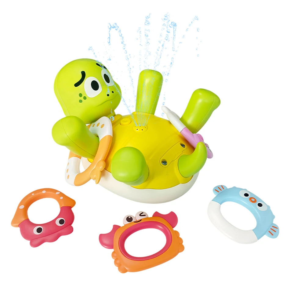 Kids Bath Fun Toy – Swimming Turtle Water Sprayer