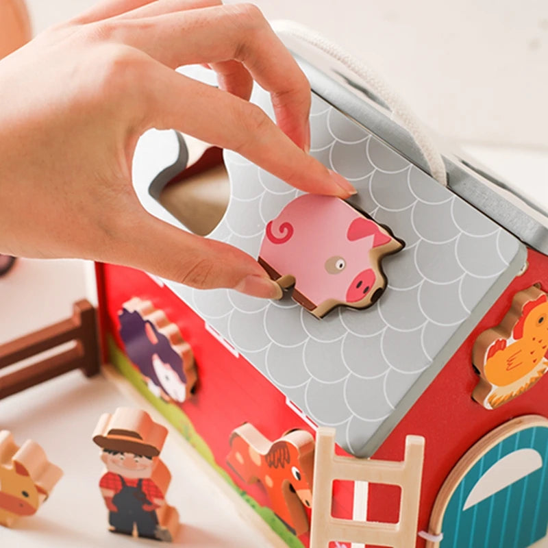 Circuit de train dinosaure – 19 pièces, jouet Montessori pour tout-petits