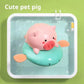 Jouet de bain mignon en forme de cochon à tirer – Piscine et baignoire pour bébé