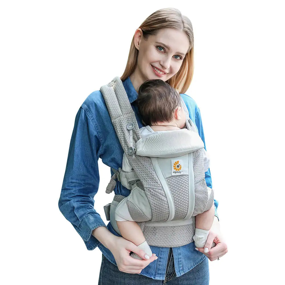 Porte-bébé Ergobaby en maille respirante – Toutes positions de portage (3 à 20 kg)