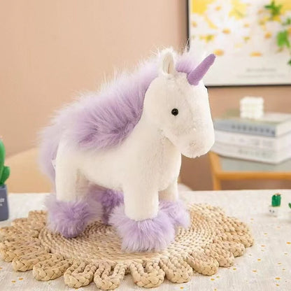 Horse & Unicorn Plush – Realistic Stuffed Toy for Kids