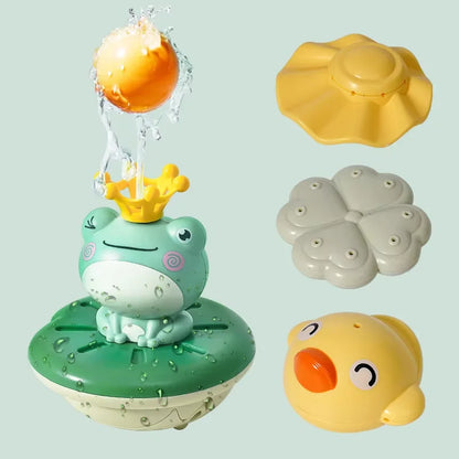 Grenouille électrique flottante pour le bain – Arroseur et douche amusants pour les enfants