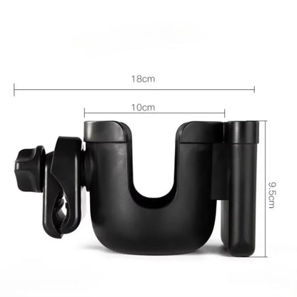 Pram & Stroller Cup Holder – Anti-Slip Bottle & Phone Accessory