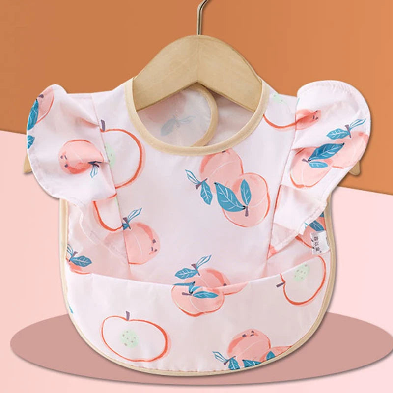 Mess-Proof Waterproof Baby Feeding Apron (0–4Y)