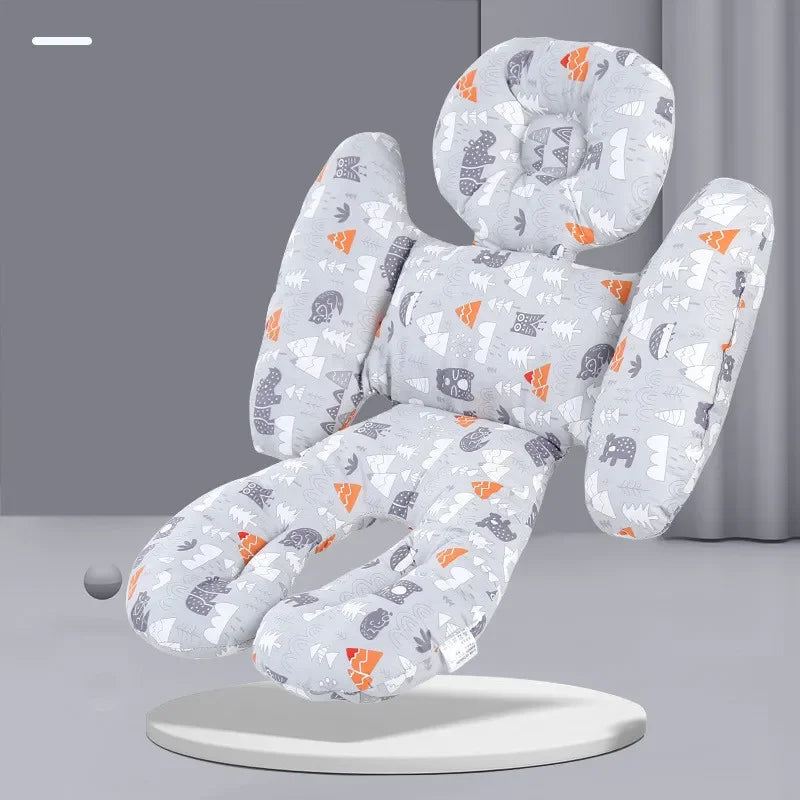 Coussin universel pour poussette et chaise de salle à manger – Coussin de siège épais en coton