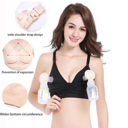 Hands-Free Nursing & Maternity Bra – All-Day Breastfeeding Comfort