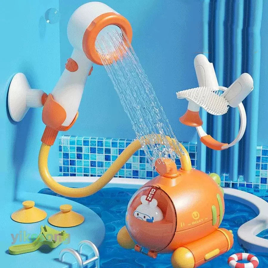 Sous-marin jouet pour baby shower – Arroseur à ventouse amusant