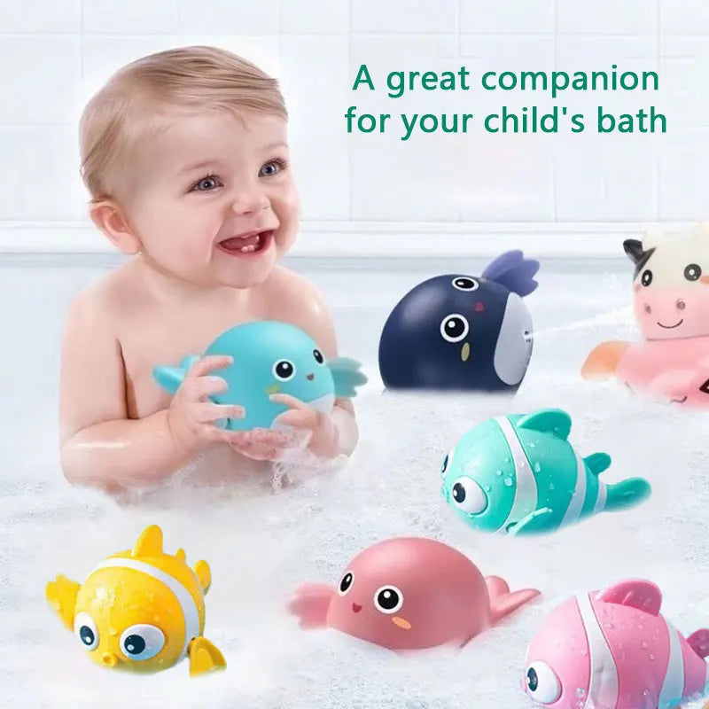 Jouets de bain classiques – Poissons mécaniques nageurs pour s'amuser en été