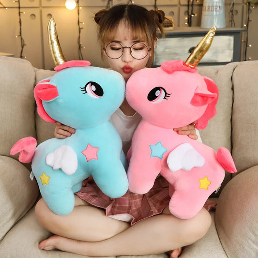 Unicorn Plush Toy – Soft Sleep Pillow for Kids