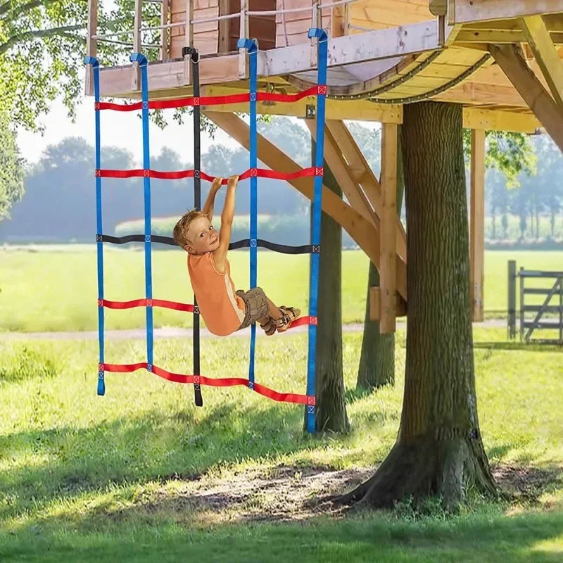 Filet d'escalade et échelle de corde pour enfants