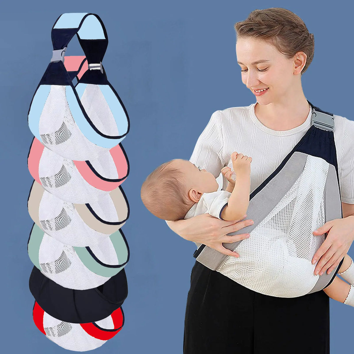 Porte-bébé, écharpe de portage et sac à dos portable pour nouveau-né