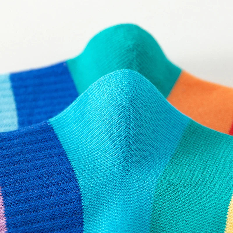Chaussettes rayées colorées pour enfants