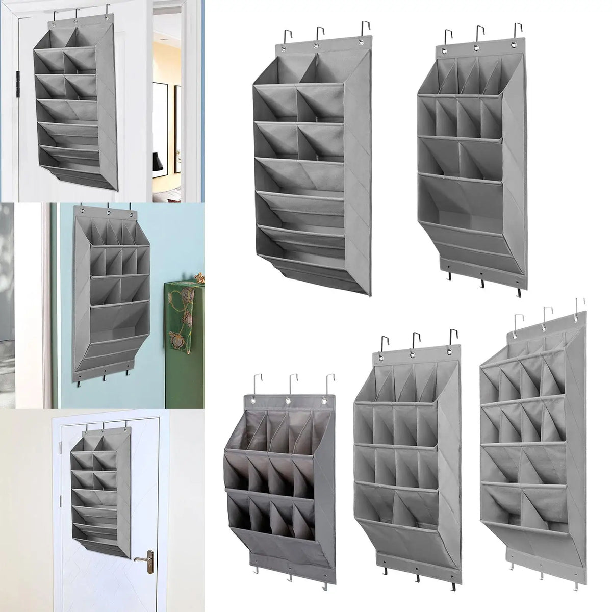 Over-Door Hanging Shoe Organizer – Deep Pockets for Toys, Clothes & Baby Items