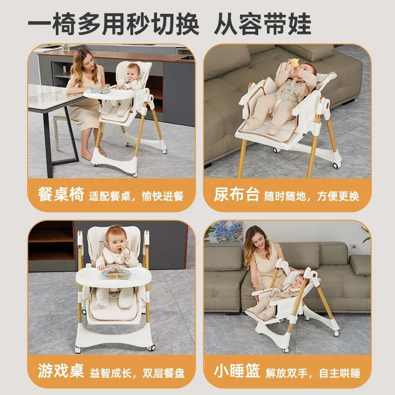 Baby Eating Chair – Adjustable Highchair for Dining & Play
