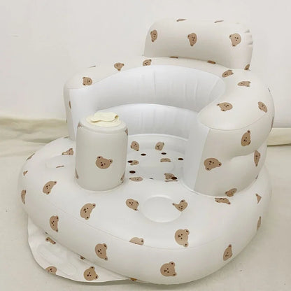 Canapé gonflable pour bébé – Chaise de bain et siège multifonction portable