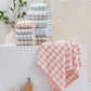 Japanese Minimalist Cotton Bath Towel – Thick, Soft & Absorbent Parent-Child Set